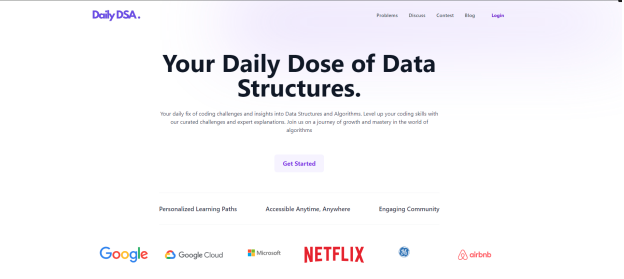 Daily DSA: A Next.js-Based Data Structures & Algorithms Platform